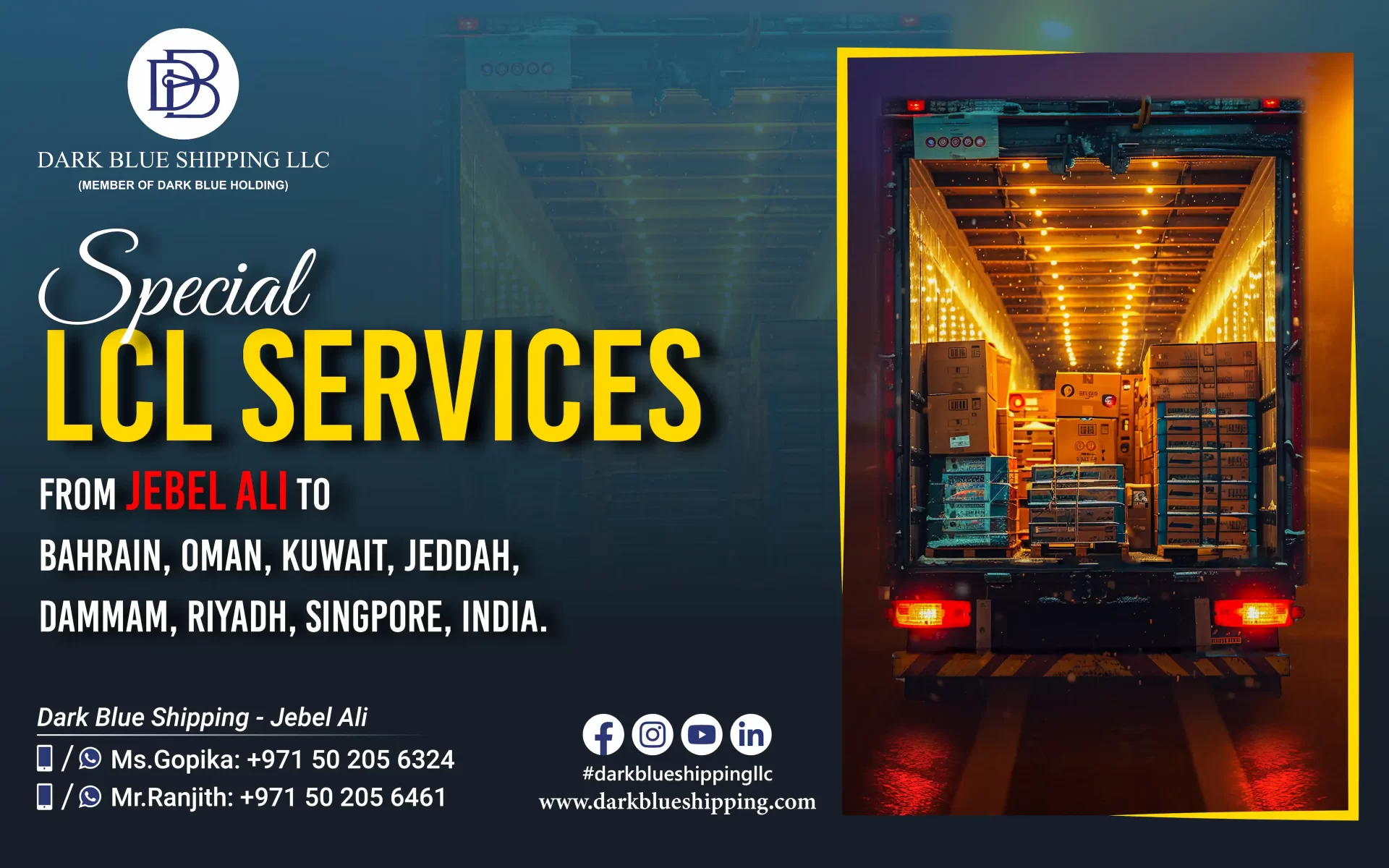 Jebel Ali to Global Destinations!